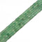 Green Aventurine Smooth Square Cube Dice Beads 4mm 15.5" Strand