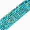Natural Genuine Blue Turquoise Smooth Round Beads 4mm 6mm 8mm 10mm 15.5" Strand