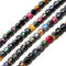 Multi Color Tiger Eye Faceted Cube Beads Size 5mm 15.5'' Strand