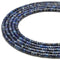 Dark Blue Sea Sediment Jasper Heishi Rondelle Discs Beads Size 2x4mm 15.5'' Strand