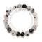 Black Tourmalinated Quartz Smooth Round Beads Bracelet Size 8mm 10mm 7.5''Length