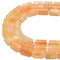 Citrine Faceted Cylinder BeadS Size 10x16mm 15.5'' Strand