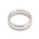 Silver Hematite Band Ring Basic Ring for Men and Women Flat Ring Sold 1 Piece