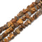 Yellow Tiger's Eye Rough Nugget Chunks Center Drill Beads 8-16mm 15.5" Strand