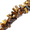 yellow Tiger's eye rectangle slice piano key Points beads