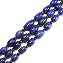 Natural Lapis Graduated Drum Barrel Shape Beads Size 5-15mmx8-25mm 15.5'' Strand
