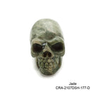 Sodalite / Lapis Lazuli / Labradorite/Jade Carved Halloween Skull Size 2''
