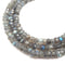 high quality blue flash labradorite faceted rondelle beads