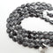 snowflake obsidian smooth oval shape beads 
