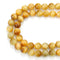 2.0mm Large Hole Golden Tiger's Eye Smooth Round Beads 6mm 8mm 10mm 15.5" Strand