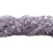 Light Amethyst Center Drill Pebble Nugget Beads Approx 6-12mm 15.5" Strand