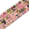 Natural Multi Tourmaline Pebble Nugget Beads Size 3.5-4mm 15.5'' Strand