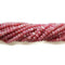 Natural Rhodonite Faceted Rondelle Beads Size 2x3mm 15.5'' per Strand