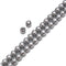2.0mm Large Hole Silver Hematite Smooth Round Beads Size 6mm 8mm 15.5" Strand