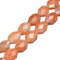 Sunstone Rectangle Slice Faceted Octagon Beads 30x40mm 15.5" Strand