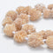natural gypsum desert rose selenite beads