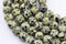 large hole dalmatian japser smooth round beads