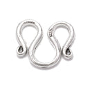 925 Sterling Silver "U " Shape Connected Clasp Size 10x14mm Sold 5Pcs Per Bag