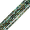 Natural African Turquoise Faceted Rondelle Beads Size 4x6mm 15.5'' Strand