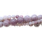Light Natural Lepidolite Smooth Round Size 4mm 6mm 8mm 10mm Approx 15.5" Strand