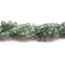 Green Rutilated Quartz Smooth Rondelle Beads 4x6mm 5x8mm 6x10mm 15.5" Strand