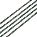Natural Emerald Faceted Rondelle Beads Size 2x3mm 3x4mm 15.5'' Strand