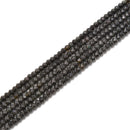Rainbow Obsidian Faceted Rondelle Beads 2x3mm 3x4mm 15.5" Strand