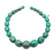 Dark Green Magnesite Turquoise Graduated Pebble Nugget Beads 15-25mm 21"Strand