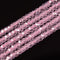 Pink Cubic Zirconia Faceted Rondelle Beads Size 2x3mm 15.5'' Strand
