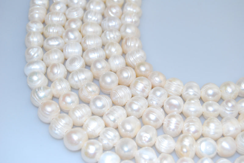 large hole fresh water pearl potato shape beads