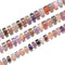 Chakra Gemstone Rondelle Wheel Disc Beads Size 10-11mm 11-12mm 12-14mm 15.5''Str