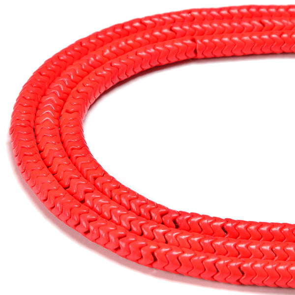 Red Howlite Turquoise Interlocking Snake Beads 6mm 8mm 10mm 15.5" Strand
