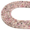 Natural Pink Tourmaline & Lepidolite Heishi Disc Beads Size 2x4mm 15.5'' Strand