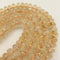 natural citrine faceted rondelle beads