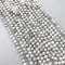 natural howlite faceted round beads