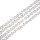 Clear Quartz Faceted Rubik's Cube Beads Size 7-7.5mm 15.5'' Strand