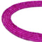 purple dyed jade faceted rondelle beads 