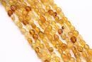 natural yellow opal pebble nugget beads