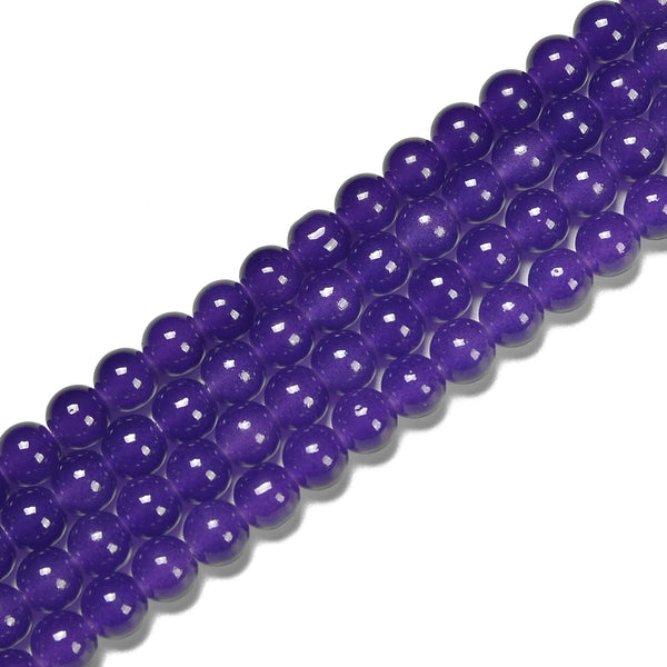 Crystal Glass Beads 4mm Round Faceted Beads, Dark Red Violet, Crystal AB .