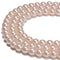 Peach Pink Glass Pearl Smooth Round Beads 3mm 4mm 6mm 8mm 10mm 12mm 15.5"Strand