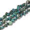 Natural Genuine Blue Turquoise Nugget Beads Size 8-12mm 15.5'' Strand