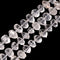 Clear Quartz Faceted Nugget Chunk Beads Approx 13x20mm 15.5" Strand