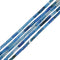Blue Stripe Agate Cylinder Tube Beads Size 4x13mm 15.5'' Strand