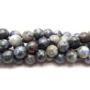 Blue Dumortierite Smooth Round Beads 10mm 15.5" Strand