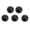 Black Agate Anchor Shiny Design Matte Round Beads 6mm 8mm 10mm 15.5" Strand