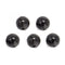 Black Agate Honeycomb Shiny Design Matte Round Beads 8mm 15.5" Strand