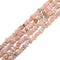 Pink Opal Irregular Nugget Chips Beads Approx 7-8mm 15.5" Strand