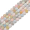 Morganite Pink Faceted Star Cut Size 8mm 15.5" Strand