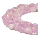Natural Kunzite Pebble Nugget Beads Approx 5-8mm 15.5" Strand