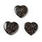 Black Medical Stone Heart Shape Pendant Size 45mm 50mm Sold Per Piece